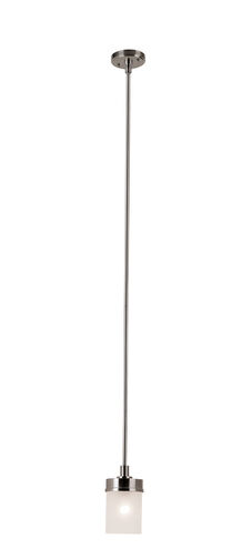 Fusion 1 Light 5 inch Brushed Nickel Mini Pendant Ceiling Light
