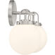 Ortesa 2 Light 15 inch Brushed Nickel Vanity Wall Light