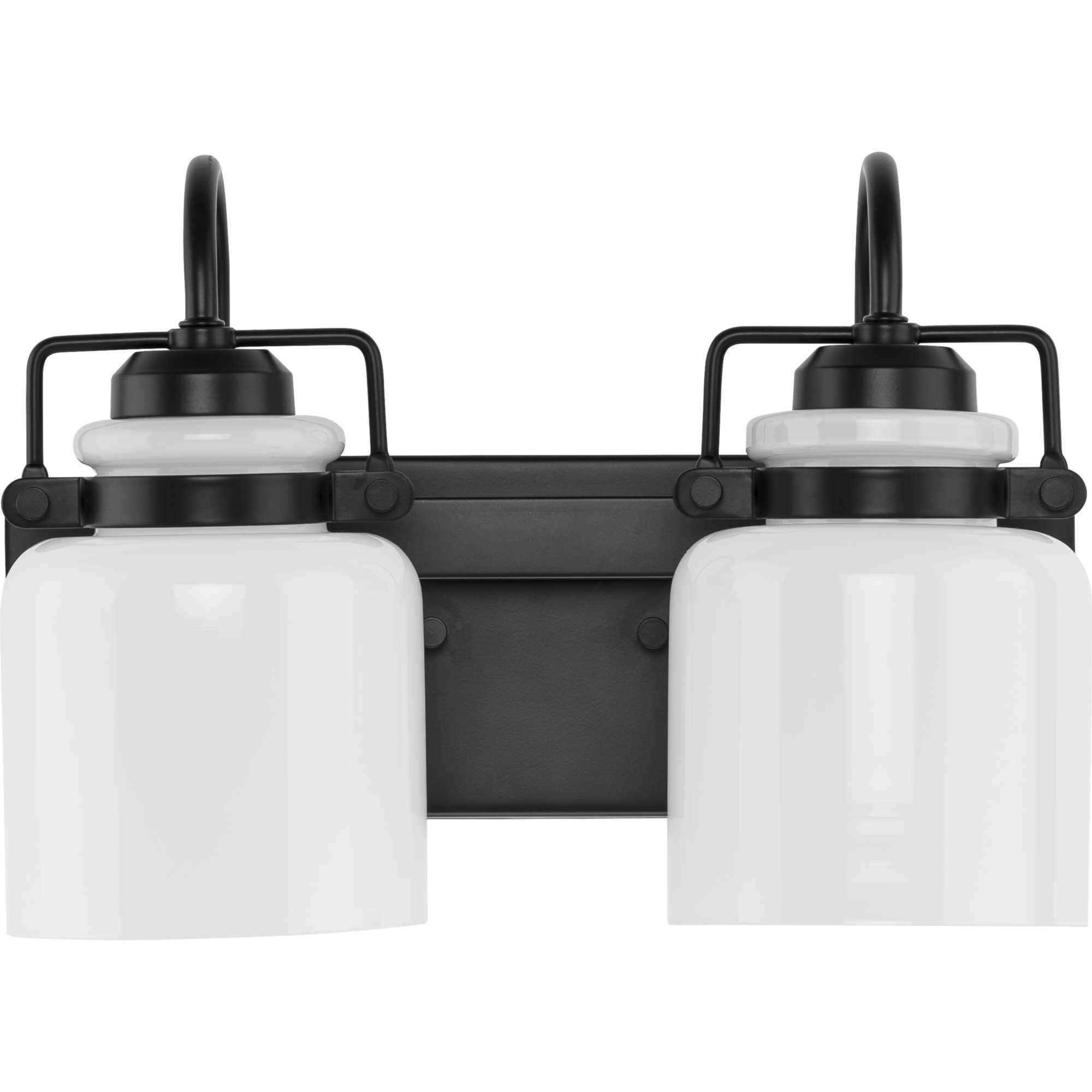 Fessler 2 Light 13 inch Matte Black Bath Light Wall Light