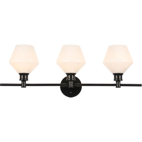 Rochester 3 Light 28 inch Black Wall sconce Wall Light