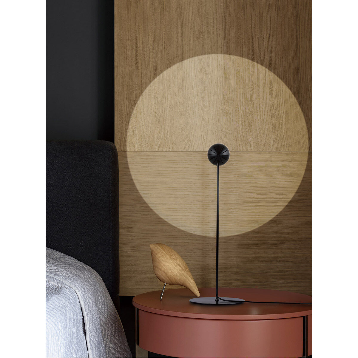 Horoscope 17 inch 6.00 watt Satin Dark Gray Table Lamp Portable Light