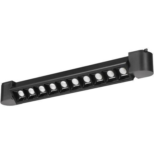 HT Series 1 Light Black Wall Wash Track Fixture Ceiling Light, Small