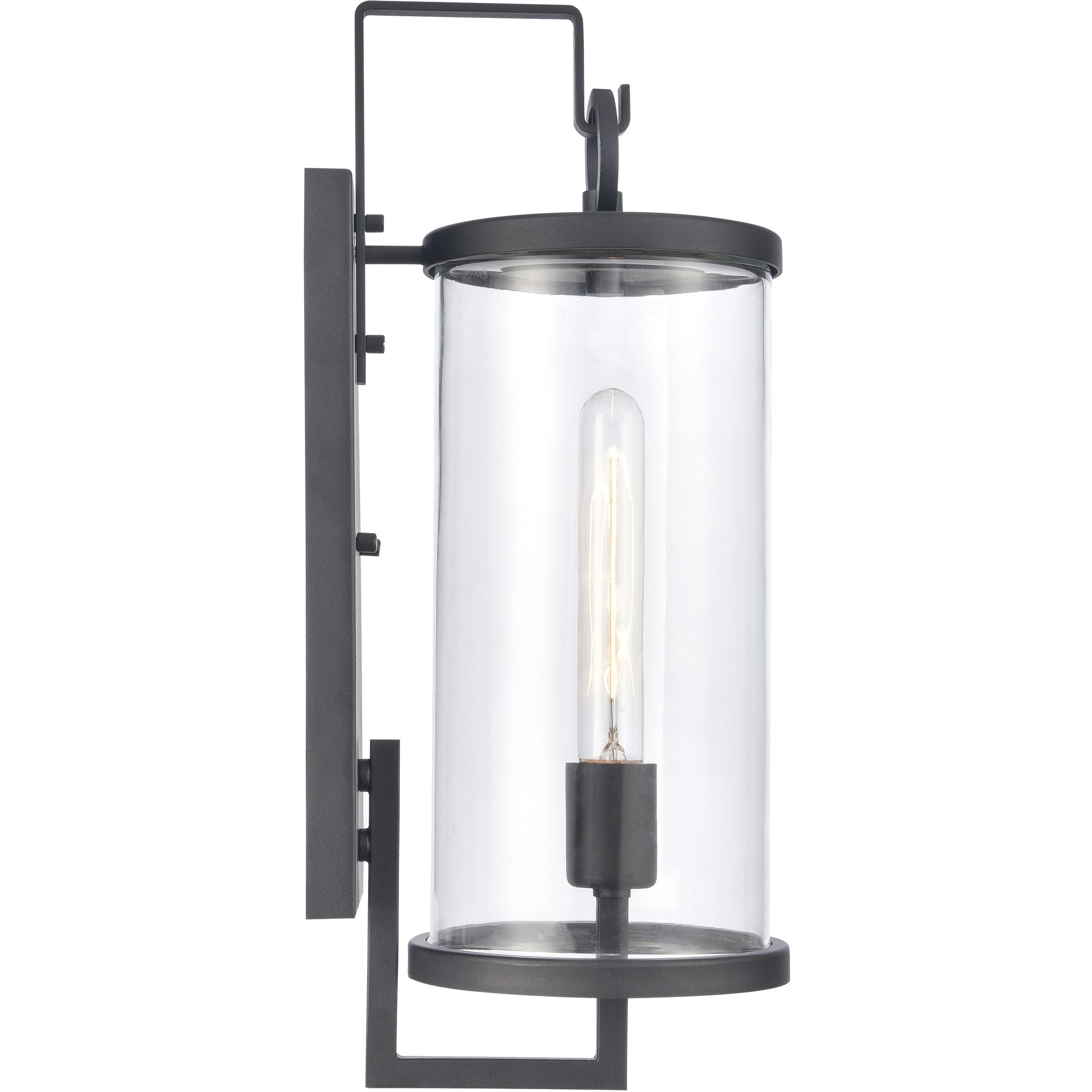 Hopkins 1 Light 17.75 inch Charcoal Outdoor Wall Sconce