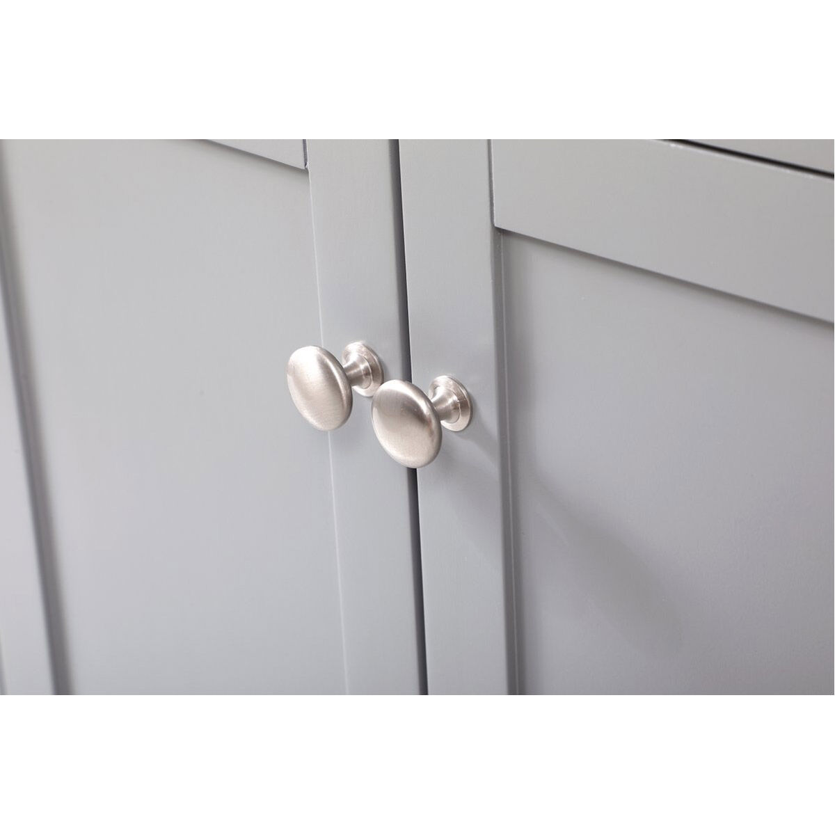 Franklin 60 X 22 X 35 inch Grey Bathroom Vanity Cabinet