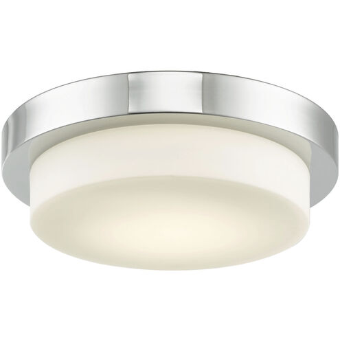 Step LED 11 inch Chrome Flush Mount Ceiling Light