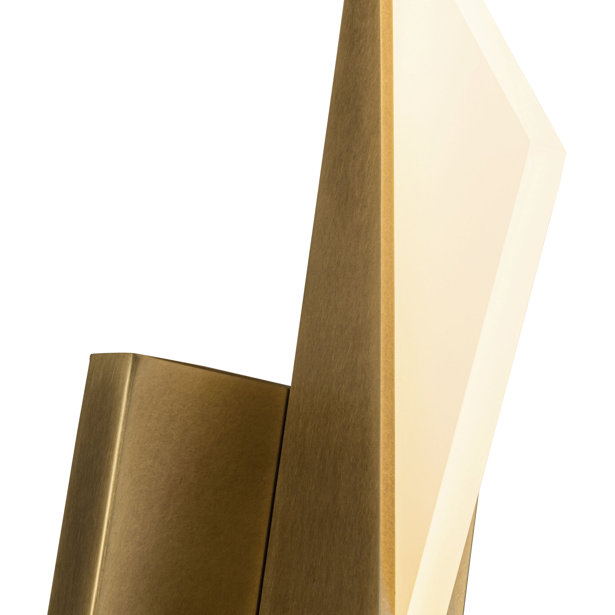 Tachi Wall Sconce Wall Light in Vintage Brass