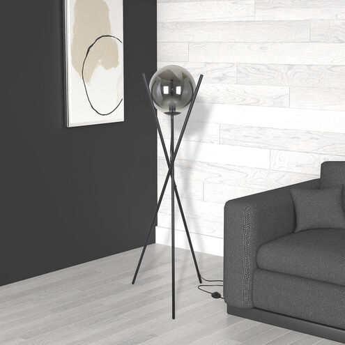 Pamela 59.75 inch 40.00 watt Matte Black Decorative Floor Lamp Portable Light