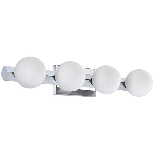 Orbitron 8 Light 28 inch Chrome Vanity Light Wall Light