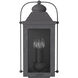 Heritage Anchorage LED 21 inch Aged Zinc Outdoor Wall Mount Lantern, Large
