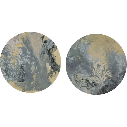 Tidal Blue and Beige Wall Sculpture