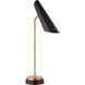 AERIN Franca 26 inch 12.00 watt Hand-Rubbed Antique Brass Single Pivoting Task Lamp Portable Light in Black