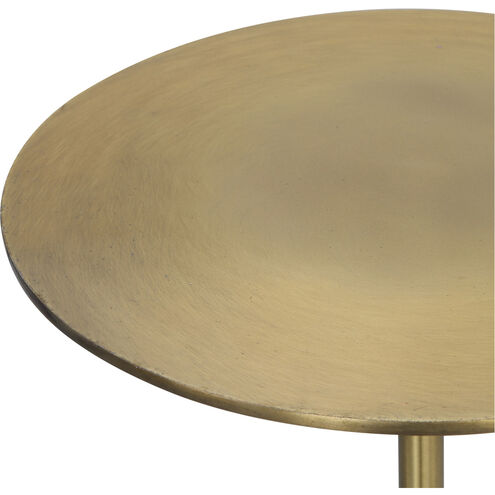 Gimlet 22 X 9 inch Black Marble and Brushed Brass Drink Table