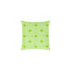 Miranda 18 X 18 inch Grass Green and White Throw Pillow
