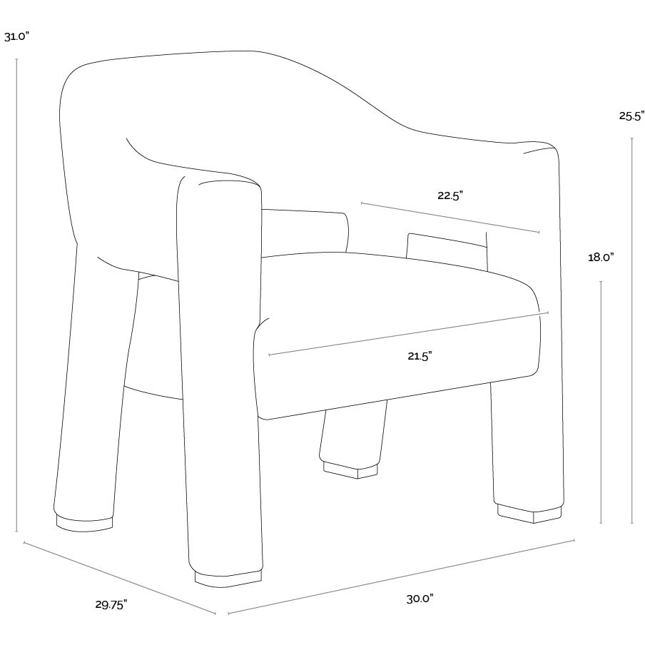 Prisca Noah Meadow Lounge Chair