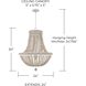 Handley 6 Light 24 inch Sand Dollar Chandelier Ceiling Light