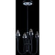 Beyond Plumeria LED 12 inch Black Pendant Ceiling Light
