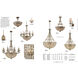 Benedetta 10 Light 26 inch Dark Bronze Chandelier Ceiling Light