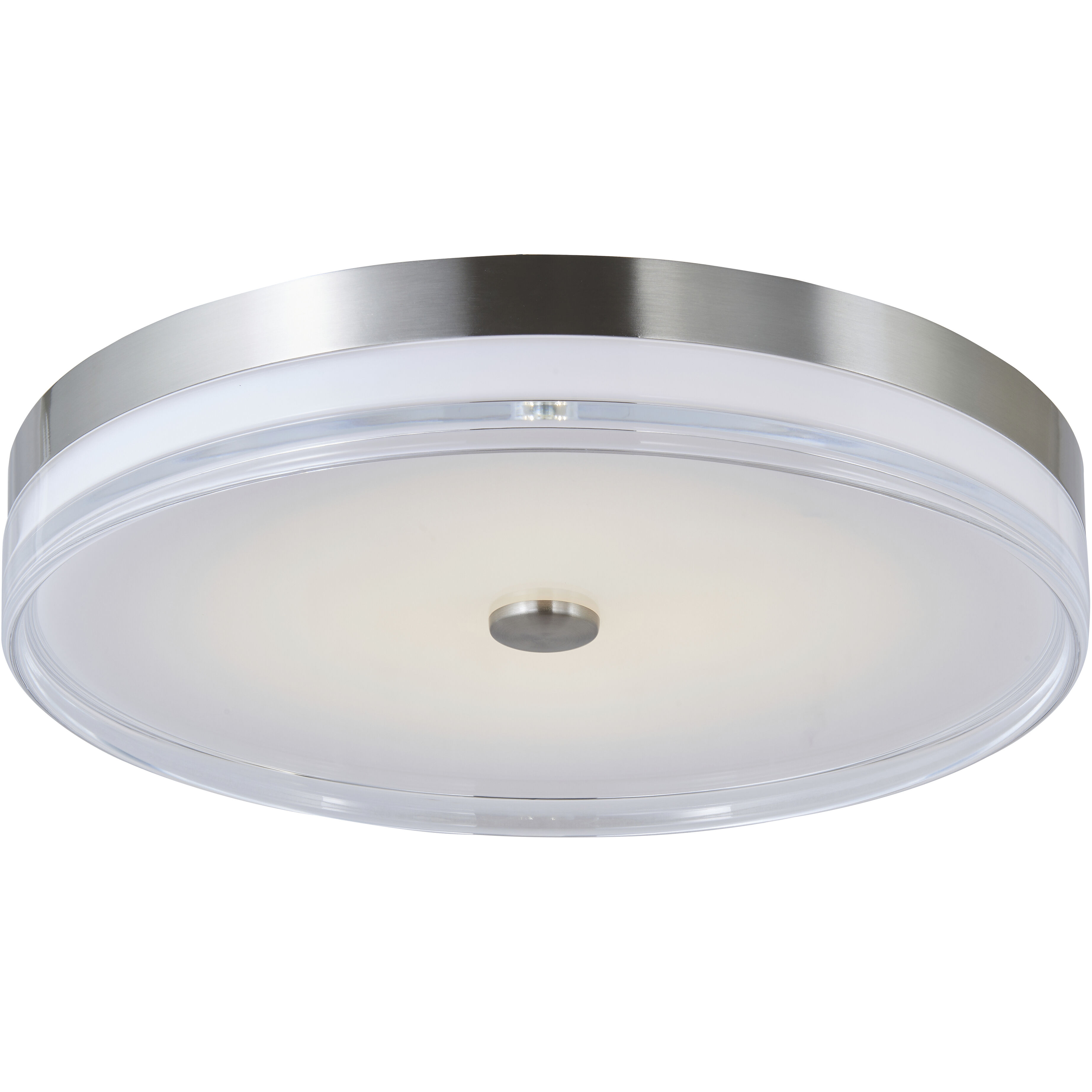 Iris LED 20 inch Brushed Nickel Flush Mount Ceiling Light