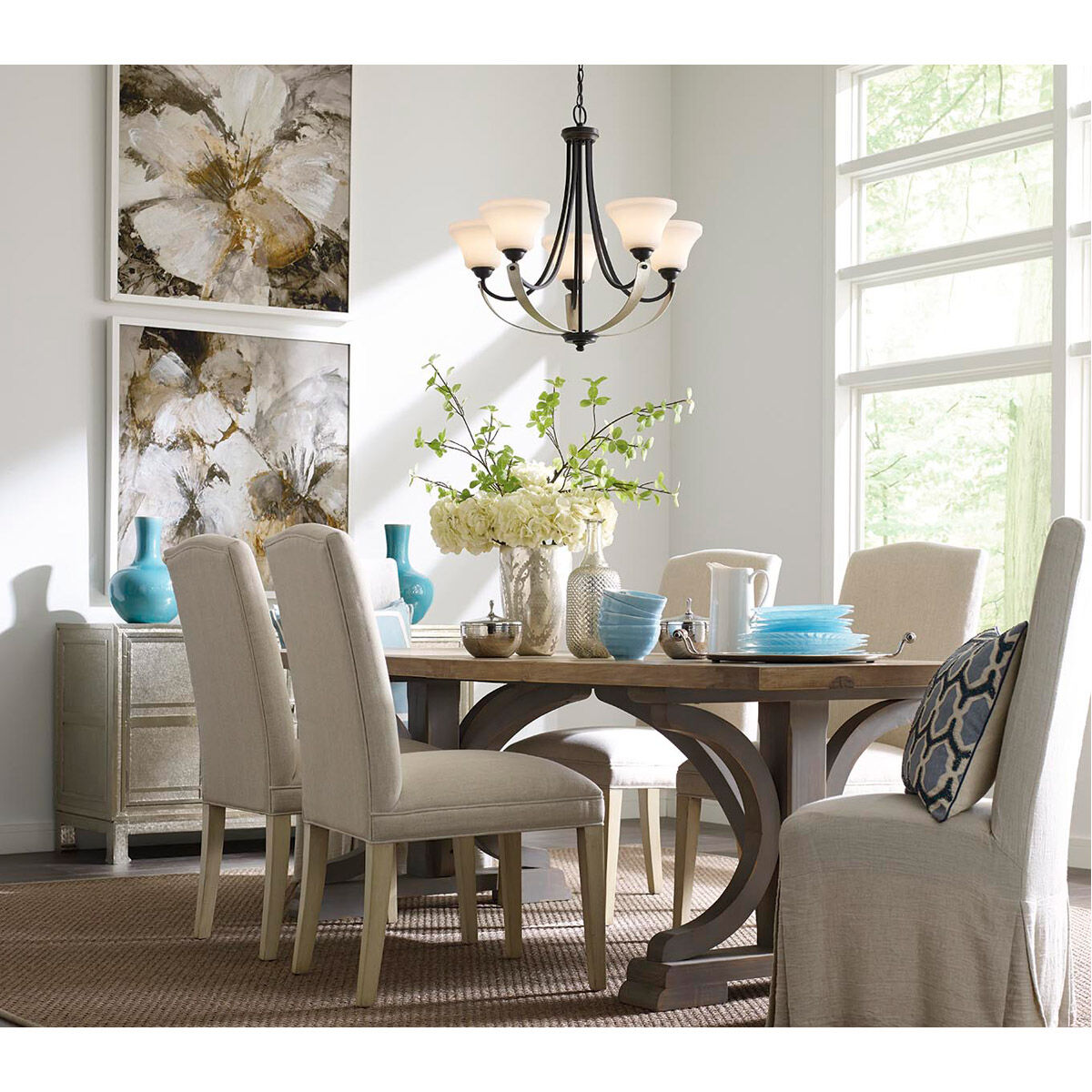 Noma 2 Light 14.88 inch Polished Nickel Flush Mount Ceiling Light, Design Series