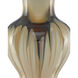 Muscadine 27 inch 150 watt Cream/Brown/Antique Brass Table Lamp Portable Light