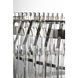 Waterford Killarney LED 32 inch Polished Nickel Layered Drum Chandelier Ceiling Light