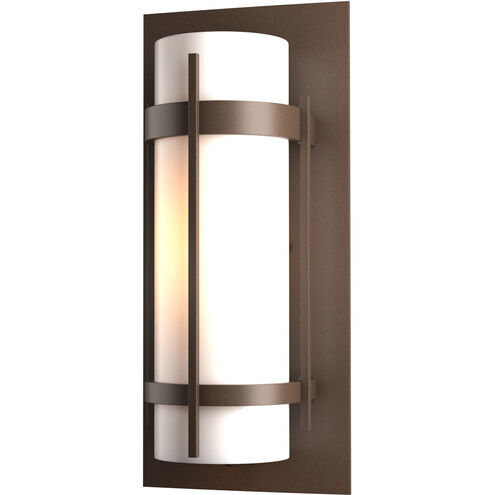 Banded 1 Light 15.8 inch Coastal Bronze Outdoor Sconce