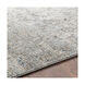 Presidential 120 X 39 inch Pale Blue/Medium Gray/Butter/Charcoal/Ivory Rugs, Runner