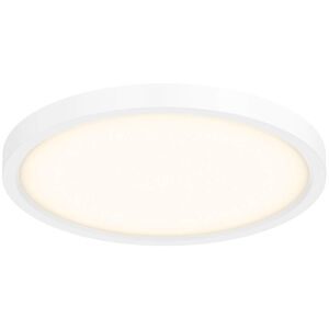 Essential LED 6.5 inch White Flushmount Ceiling Light, Slim