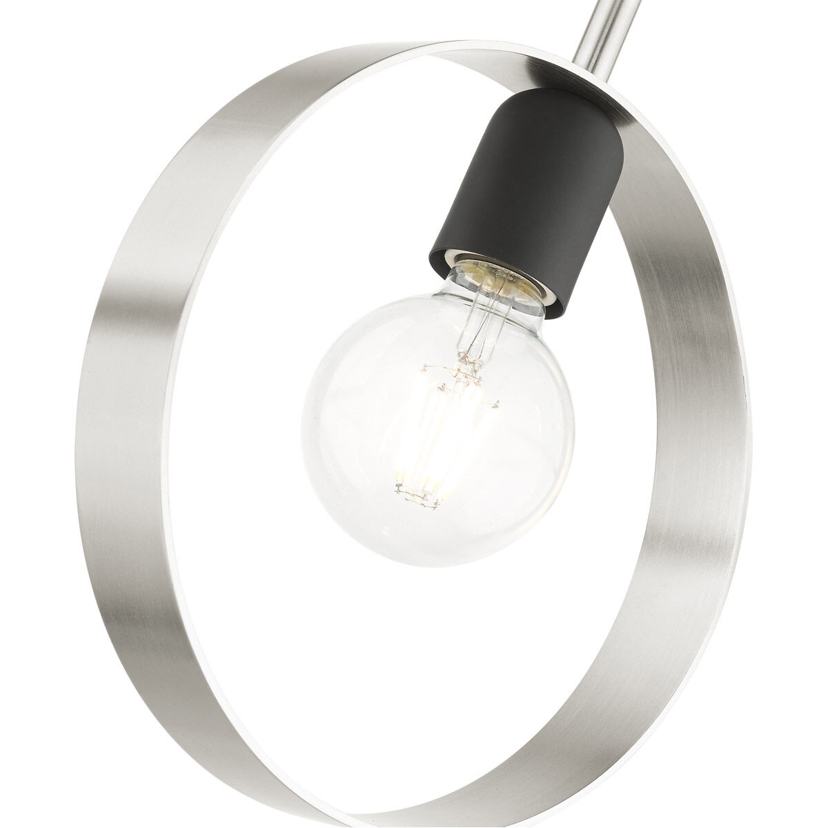 Modesto 1 Light 5 inch Brushed Nickel Pendant Ceiling Light