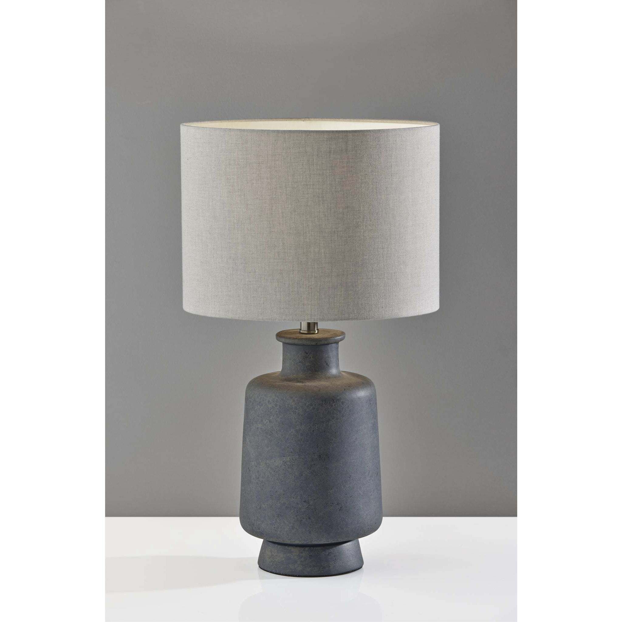 Skylar 24.5 inch 100.00 watt Weathered Grey Ceramic Table Lamp Portable Light