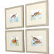 Animals Collection Blue Framed Art