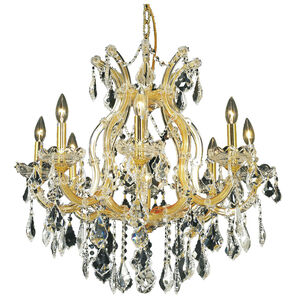 Maria Theresa 9 Light 26 inch Gold Dining Chandelier Ceiling Light in Clear, Royal Cut