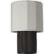Anne-Marie Barton Fumar 17.5 inch 15.00 watt Ridged Carbon Table Lamp Portable Light