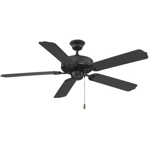 Nomad 52 inch Flat Black with Black Blades Ceiling Fan