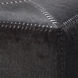 Leather and Hide 16 inch Espresso Hide w/ Dark Brown Stitching Ottoman