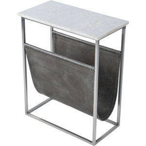Koler Marble & Leather End or Side Table