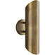 Casa 2 Light 5 inch Oxidized Brass Sconce Wall Light
