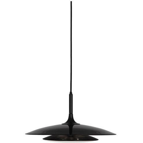 Axiom 3 Light 11.25 inch Gloss Black Pendant Ceiling Light