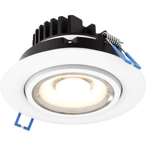 Scope White 11.00 watt LED Directional in 3000K, Recessed Gimbal Light
