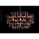 Vulcan 4 Light 29 inch Matte Black Chandelier Ceiling Light