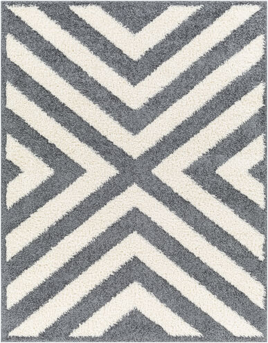 Rodos 84 X 63 inch Grey Rug, Rectangle