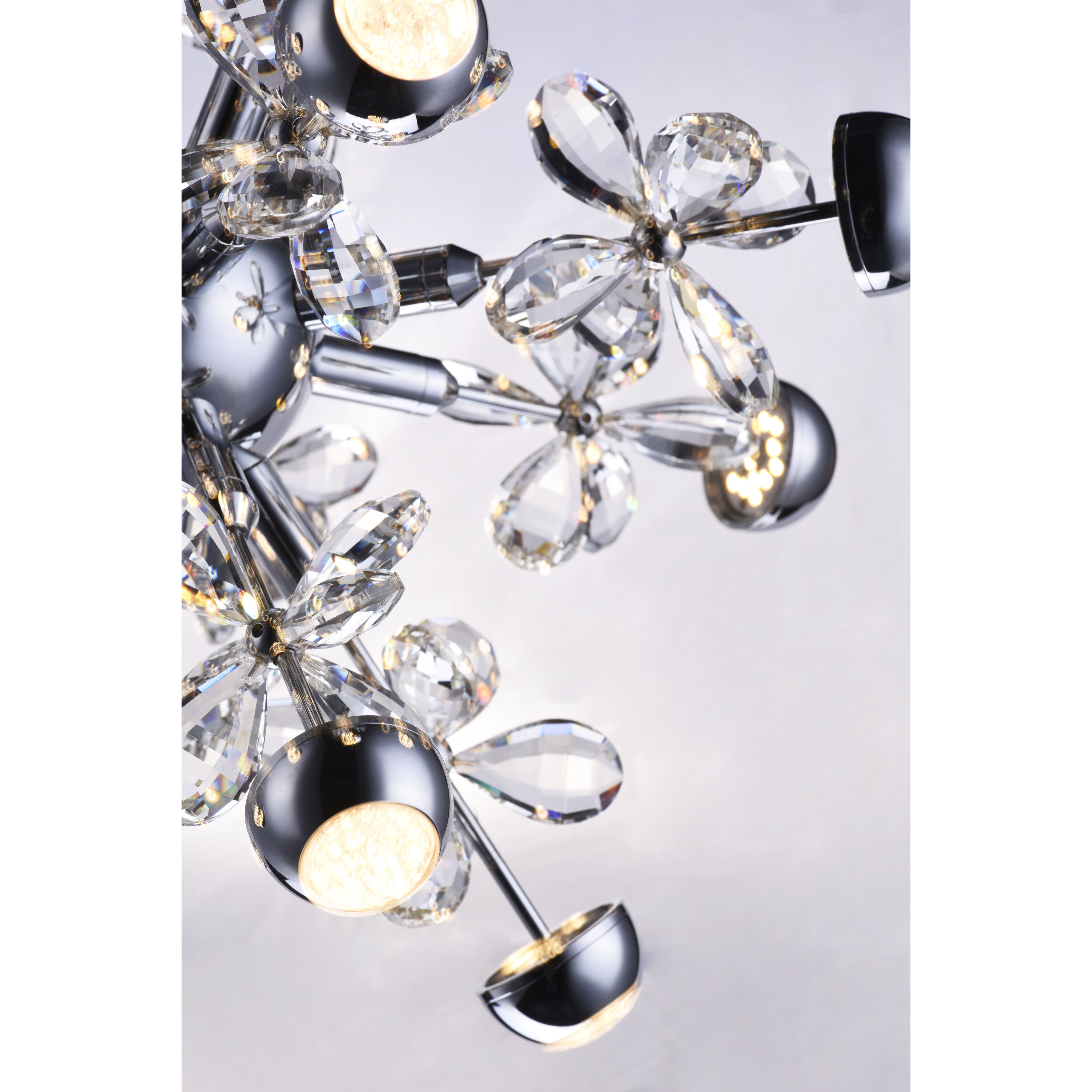 Supernova LED 19 inch Polished Chrome Single Pendant Ceiling Light