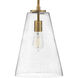 Vance 1 Light 10 inch Heritage Brass Indoor Pendant Ceiling Light