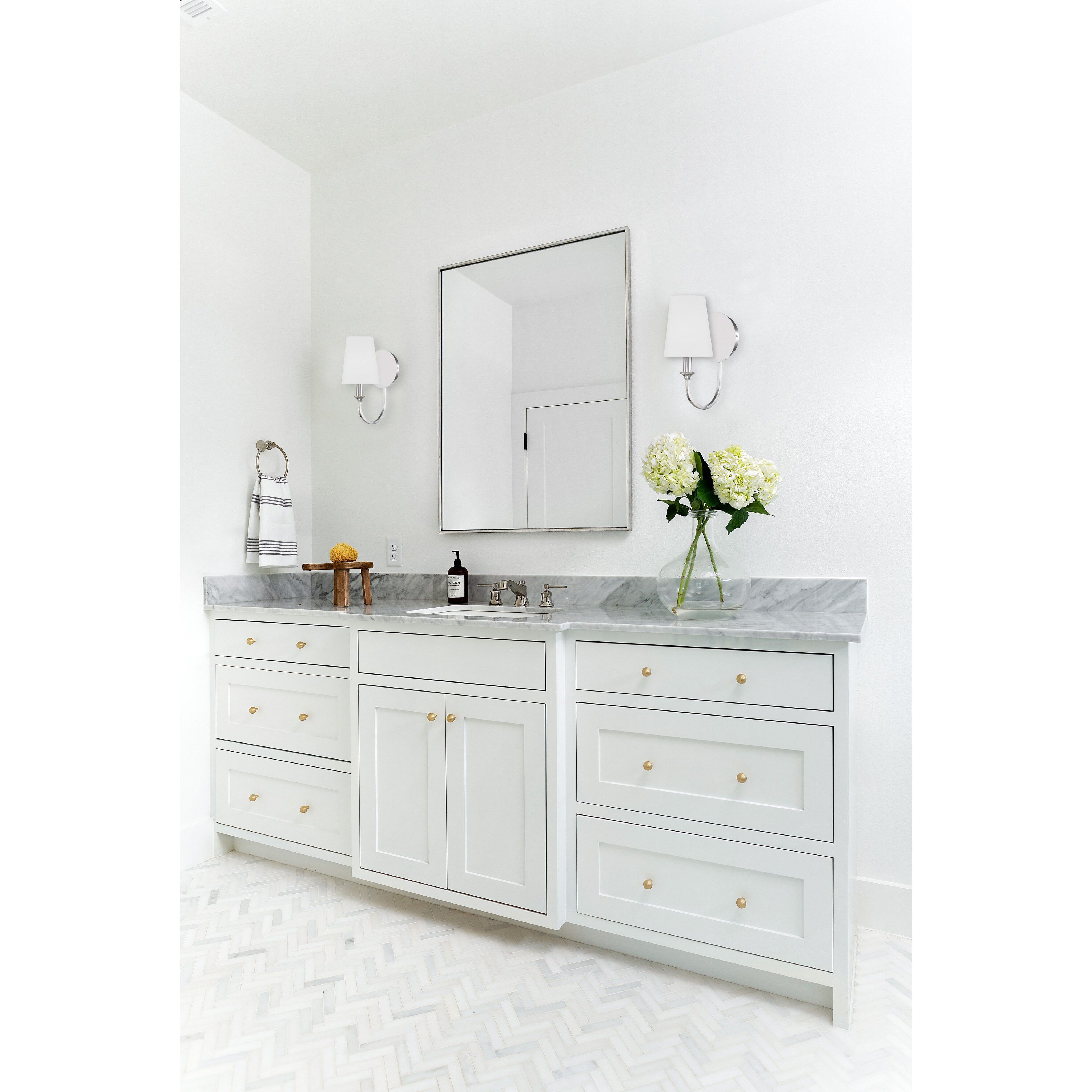 Payton Bath Sconce Wall Light in Polished Chrome