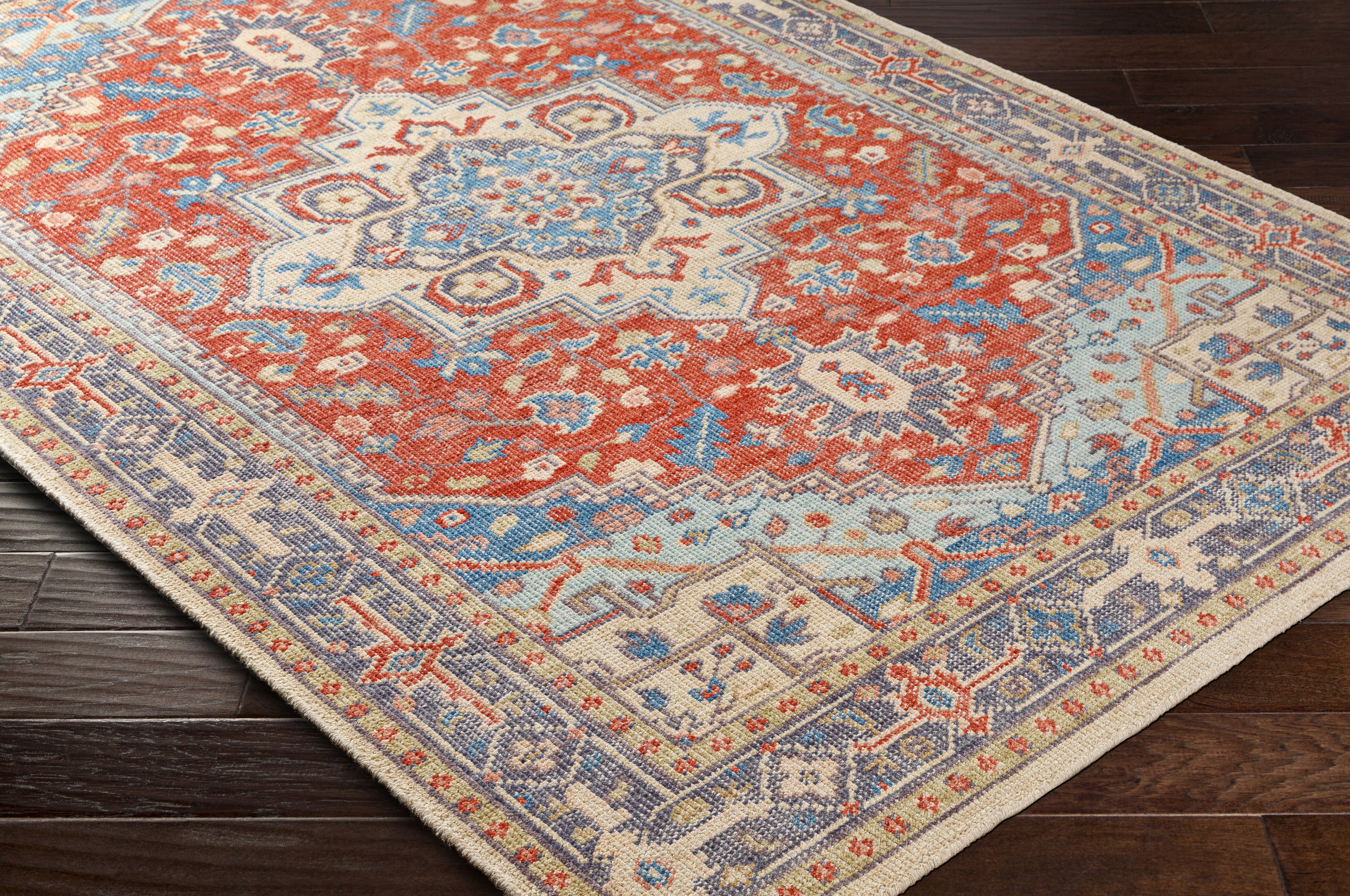 Kars 120 X 96 inch Grey Rug, Rectangle