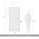 Stela 1 Light 6.25 inch White Travertine Outdoor Wall Light