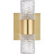 Vega LED 5 inch Gold Wall Sconce Wall Light 