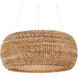 Boucle 6 Light 36 inch Beige Chandelier Ceiling Light