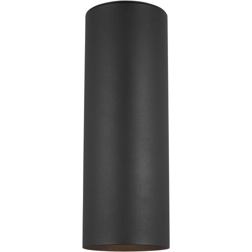 Outdoor Cylinders 2 Light 14.25 inch Black Outdoor Wall Lantern