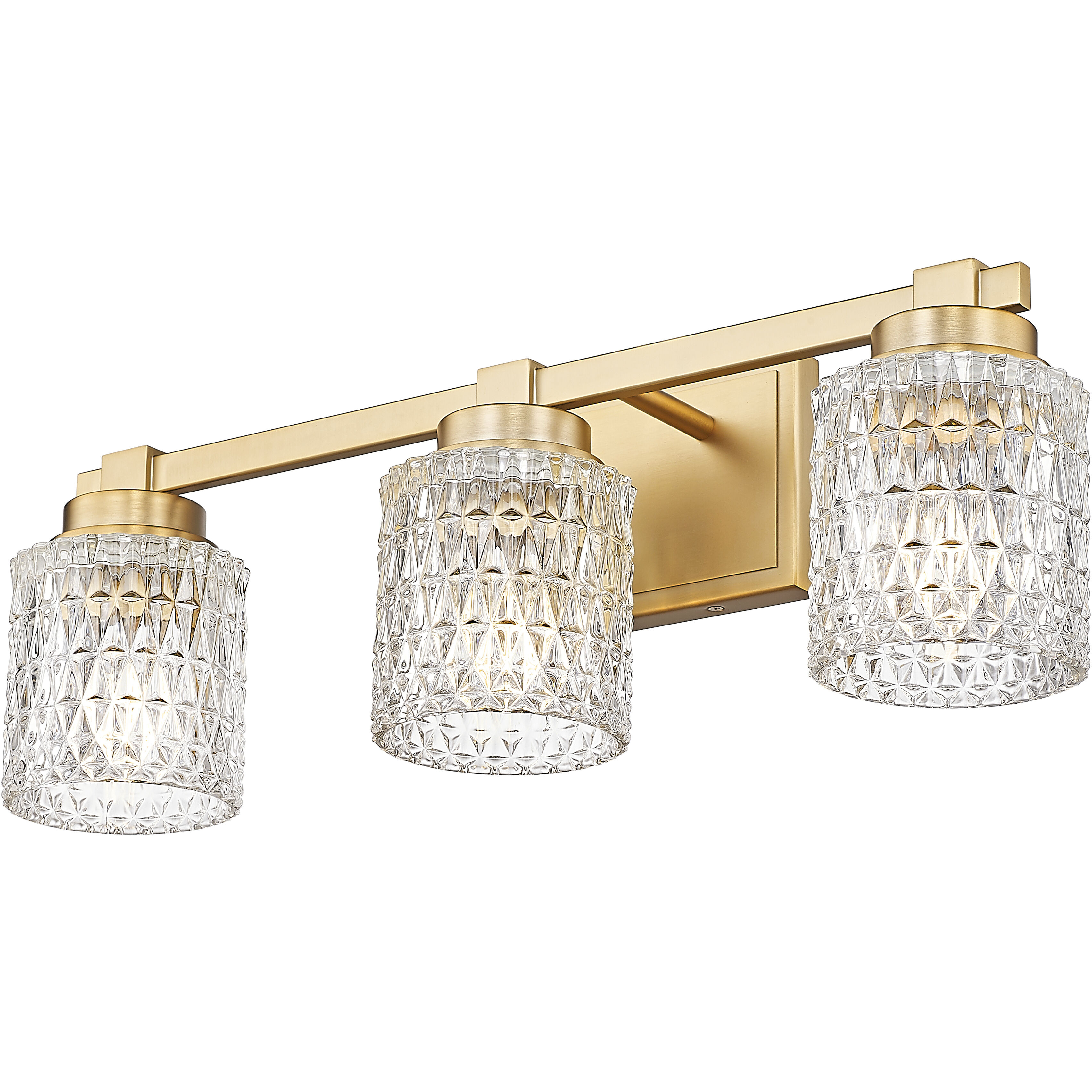 Jacqueline Vanity Wall Light in Modern Gold